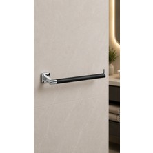 System Banyo Aksesuarları PRUVA KAĞIT HAVLULUK KROM-MAT SİYAH (BA1004 003 CR-AL6)