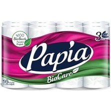 Renas Store Papia Biocare Tuvalet Kağıdı (3 Katlı) 16 Rulo