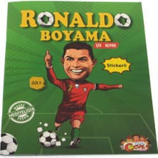 Renas Store Ronaldo Çıkartmalı Maskeli Boyama Kitabı
