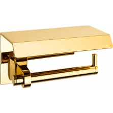 System Banyo Aksesuarları STEPLINE ETEJERLİ TUVALET KAĞITLIĞI GOLD (BA1000 011 GL)