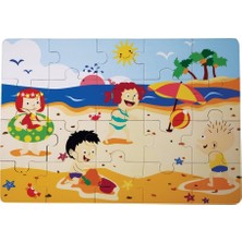 Renas Store CS-1282 Yaz Ahşap Yer Puzzle
