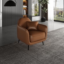 Veluxe Home & Living'den Nova Italyan Deri Modern Koltuk Hakiki Deri Berjer Modelleri