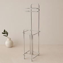 Renas Store Kare Krom Kaplama Yedekli Wc Kağıtlığı