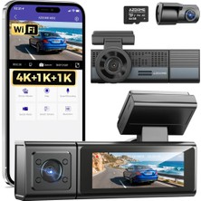 Renas Store Compact Design Wifi Quad Araç Kamerası