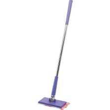 Renas Store Otomatik Bez Değiştiren Mop Sap Çek=bez Bırak - Sap It=bez Tut 360° BAŞLIK=8X16CM - Sap: 68CM