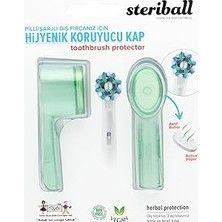 Renas Store Sterıball Şarjlı ve Pilli Diş Fırçaları Için Hijyenik Diş Fırçası Koruma Kabı-2'li Yeşil x 2