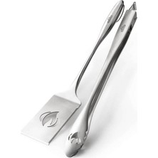 Napoleon Pro Ikili Set Spatula, Maşa, Paslanmaz Çelik