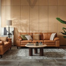 Veluxe Home & Living'den Cozy Italyan Deri Modern Koltuk Hakiki Deri Modern Koltuk