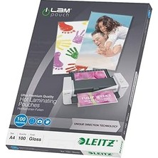 Renas Store Esselte Leitz Udt Laminasyon Poşeti, A4, 100 Mikron, 100 Adet, Şeffaf
