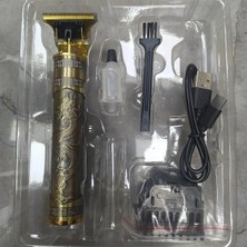 Renas Store Şarjlı Sakal Tıraş Makinesi Kuru Kullanım Altın Renk 1-3 Başlık 2 Yıl Garantili - 50 Hz Frekans