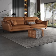 Veluxe Home & Living'den Senta Italyan Deri Modern Koltuk Hakiki Deri Modern Koltuk