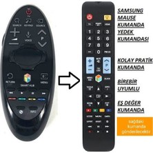 Ata Elektronik Samsung Smart Tv Tombul Air Mouse Yerine Tuşlu Model Düz Kumanda Tuşlu Model Kumanda BN59-01181B BN59-01182B - 1078