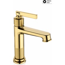 Valtemo RETRO LAVABO BATARYASI MAT ALTIN (VM-2701)