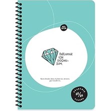 Renas Store A5 Spiralli Akademik Ajanda - Parlamak Için Doğmuşum