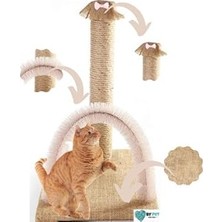 Renas Store Bypet Kedi Kaşıma ve Tırmalama Tahtası (Pembe)