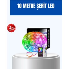 Renas Store Sese Duyarlı 10M Smart Şerit LED Ios Android Kontrollü Rgb Işık