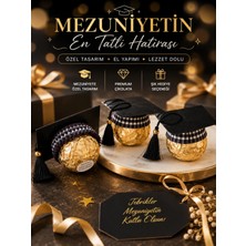Vendly Kep Şapkalı Mezuniyet Çikolatası Hediyelik Özel Tasarım Mezuniyet Hatırası 10 Adet