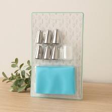 Renas Store Pasta Süsleme Seti 8 Parça (Krema Torbası + 7 Uç)