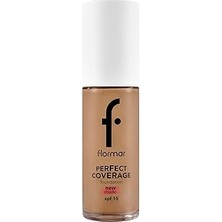 Renas Store Flormar Perfect Coverage Yüksek Pigmentli &amp; Yarı Parlak Bitişli SPF15 Fondöten 135 Hazel