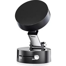 Renas Store Heartz JS02 Asla Bırakmayan Kilit Vakum Ile Tutucunun Düşmesine Son !!!! Süper Mıknatıslar Ile Harika Tutuş Bütün Cep Telefonları Navigasyonlar ve Tabletler Için Araç Tutucu Masaüstü Stand (Siyah)