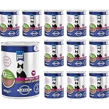 Renas Store Pawpaw Yetişkin Kedi Biftekli Pate 400 gr x 12 Adet