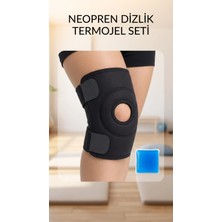 Renas Store Çapraz Bağ Destekli Diz Korsesi Termojel Hediyeli Spor Dizlik