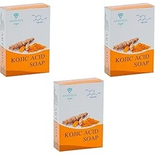 Renas Store Anatolia Soap 1978 Kojik Asit Sabunu, Zerdeçal Hücre Yenileyici Ciltteki Lekeleri Giderici Kolajen Etkisi Hyaluronik 3 Adet.