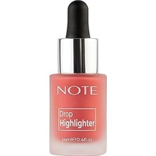 Renas Store Note Cosmetics Drop Highlighter 01 Pearl Rose Işıltılı Likit Aydınlatıcı