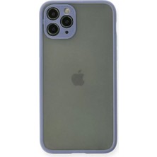 Renas Store Apple iPhone 11 Pro Kılıf Montreal Silikon Kapak - Gri