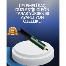 Renas Store Saç Kurutma, Düzleştirici ve Tarak Tek Cihazda – 3 Kademeli Isı Ayarı