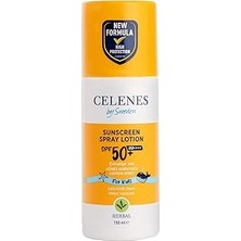 Renas Store Celenes Herbal Spf 50+ Çocuk Güneş Koruyucu Losyon Sprey (150 Ml)