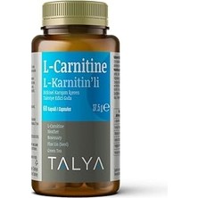 Renas Store Talya L-Carnıtıne L-Karnitin'li Bitkisel Karışım Içeren Takviye Edici Gıda - Sporcu Destek Takviyesi - 60 Kapsül