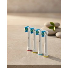 Renas Store Renk Halkalı Aile Tipi Diş Fırçası Yedek Başlığı 4’lü Paket