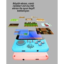 Renas Store 666 Klasik Oyunlu Mini Retro Konsol – Büyük Ekran Desteği
