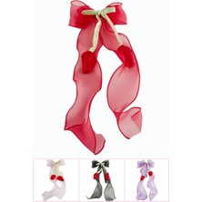 Renas Store Gül Fiyong Tül Otomatik Toka 30 cm