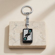 Vendly Blackcraft Oltu Taşı Desenli Anahtarlık