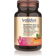 Renas Store Validus Gymnema Sylvestre 400 Mg + Cinnamon 300 Mg 90 Capsules