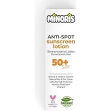 Renas Store Minoris Leke Karşıtı Güneş Kremi Losyonu Spf 50+, Organik, Doğal &amp; Mineral Içerikli, Hassas Ciltler Için, Hipoalerjenik, Vegan, Suya Dayanıklı, Geniş Spektrumlu, Makyaj Bazı Olarak Uygun,