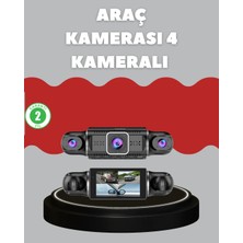 Renas Store 4 Kameralı Araç Kayıt Cihazı Full Hd Park Izleme Gece Görüş