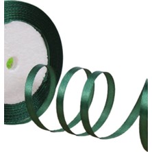 Vendly Haki Saten Kurdele 1cm 10 Metre - Dekoratif Kullanım Için