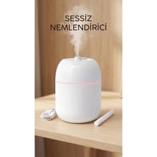 Renas Store Hava Nemlendirici 220ML Buhar Makinesi, Ofis ve Ev Ortamları Için Uygun, Kompakt ve Hafif Tasarım