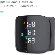 Renas Store Akıllı Dijital Sesli Türkçe Konuşan Koldan Tam Otomatik Hassas Tansiyon Nabız Ölçme Aleti LCD Ekran
