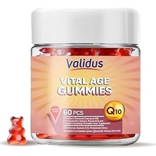 Renas Store Validus Lipozomal Coenzyme Q10 Pqq Resveratrol Fucoidan 60 Gummies