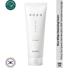 Scinic Rice Whip Cleansing Foam Pirinç Özlü Nemlendirici Temizleme Köpüğü 220 ml