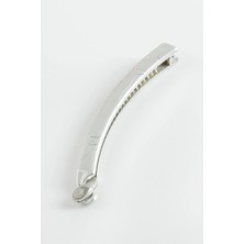 Renas Store Gümüş Renkli Muz Toka 11 cm