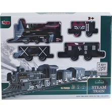 Renas Store FF-1603C-4C Sesli ve Işıklı Buharlı Tren Oyun Seti -Vardem Oyuncak
