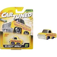 Renas Store Mga Entertaintment Cartuned S3 1964 Chevy Impala - Sarı Lowrider Araba
