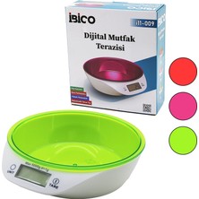 Renas Store Dijital - Pilli Mutfak Terazi Tartı Kaseli - 5kg/1gr