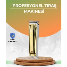 Renas Store Berber Tipi Saç Sakal Kesme Makinesi USB Şarjlı Sessiz Motorlu