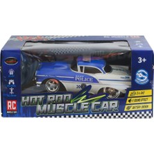 Renas Store MK8038B Kumandalı Sesli Işıklı Polis Arabası 1:16 -Can Oyuncak